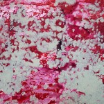 Hanami Energy - detail from the big canvas painting