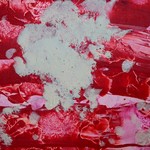 Hanami Energy - detail from the big canvas painting