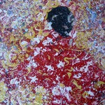 Charm of Geiko - detail from big canvas painting