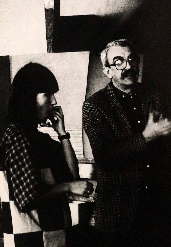 Pierwsza publiczna prezentacja malarstwa - korekta w ASP, 1985